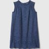 Gap × DÔEN Denimklänning för barn Eyelet