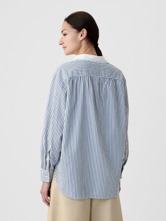 Gap × DÔEN Ekologisk bomull Eyelet Big Shirt