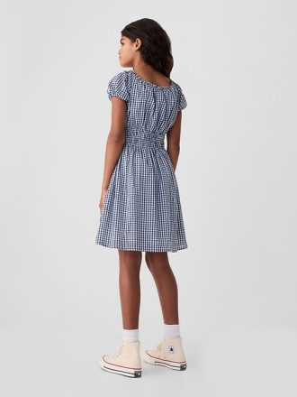 Gap × DÔEN Ginghamklänning för barn
