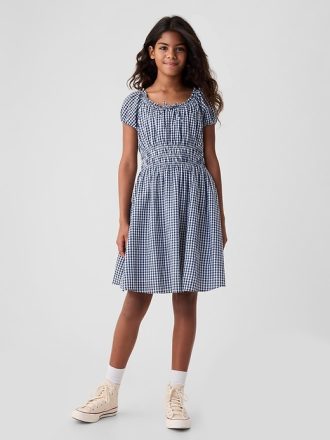 Gap × DÔEN Ginghamklänning för barn
