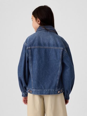 Gap × DÔEN Oversized Icon jeansjacka för barn
