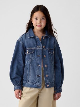 Gap × DÔEN Oversized Icon jeansjacka för barn