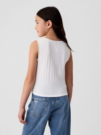 Gap × DÔEN Pointelle linne för barn