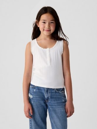 Gap × DÔEN Pointelle linne för barn