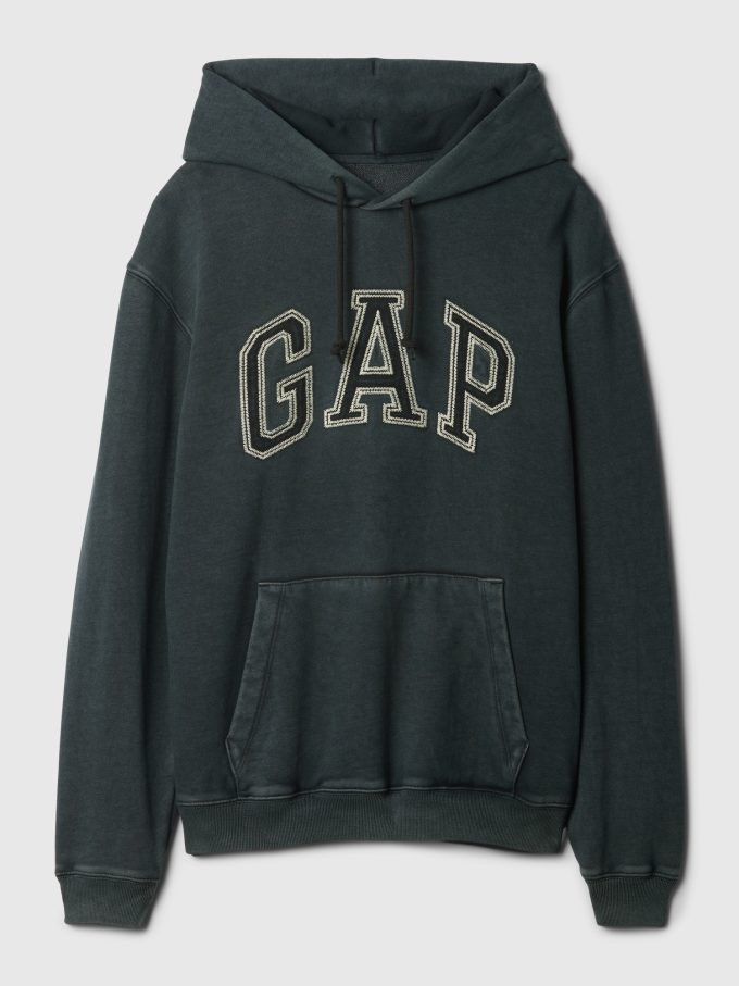 Gap Arch Logotyp Ripstop Hoodie