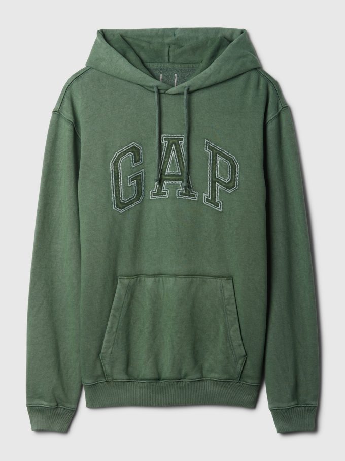 Gap Arch Logotyp Ripstop Hoodie