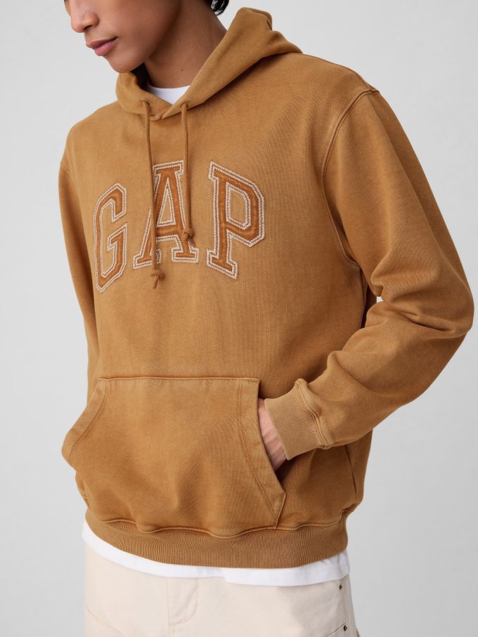 Gap Arch Logotyp Ripstop Hoodie