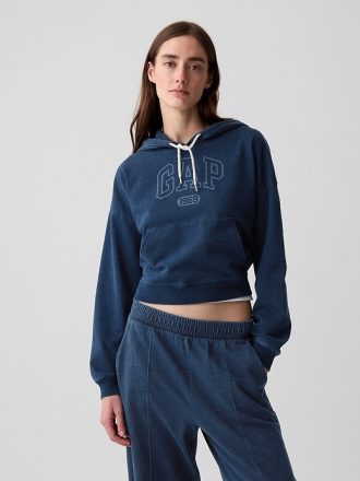 Gap Arch-logotyp Cropped Hoodie