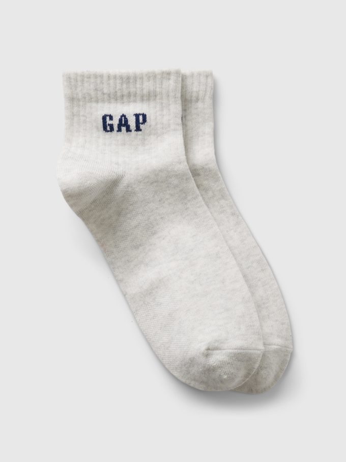 Gap Logo Quarter Crew strumpor