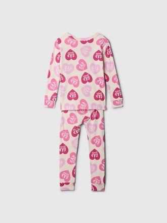Gap × Barbie™ Baby Ekologisk Borstad bomull PJ Set