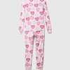 Gap × Barbie™ PJ-set för ekologisk borstad bomull för barn