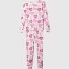 Gap × Barbie™ PJ-set för ekologisk borstad bomull för barn