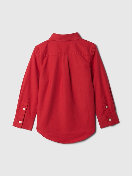 Gap × Disney Baby Mickey Mouse Oxford Shirt Gap × Disney Baby Mickey Mouse Oxford Shirt
