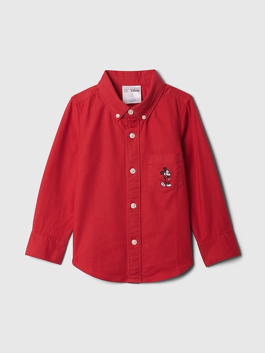 Gap × Disney Baby Mickey Mouse Oxford Shirt Gap × Disney Baby Mickey Mouse Oxford Shirt