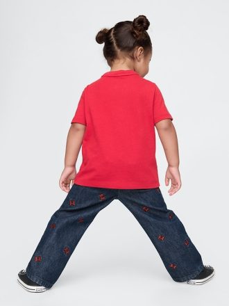 Gap × Disney Baby Minnie Mouse Broderade Stride Jeans