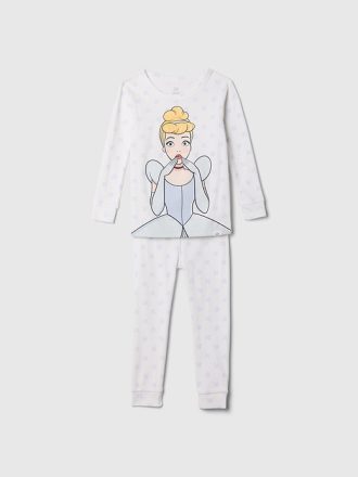 Gap × Disney Baby Organic Borstad bomull Princess PJ Set