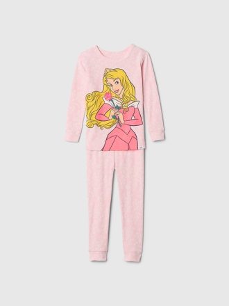 Gap × Disney Baby Organic Borstad bomull Princess PJ Set