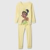 Gap × Disney Baby Organic Borstad bomull Princess PJ Set Gap × Disney Baby Organic Borstad bomull Princess PJ Set