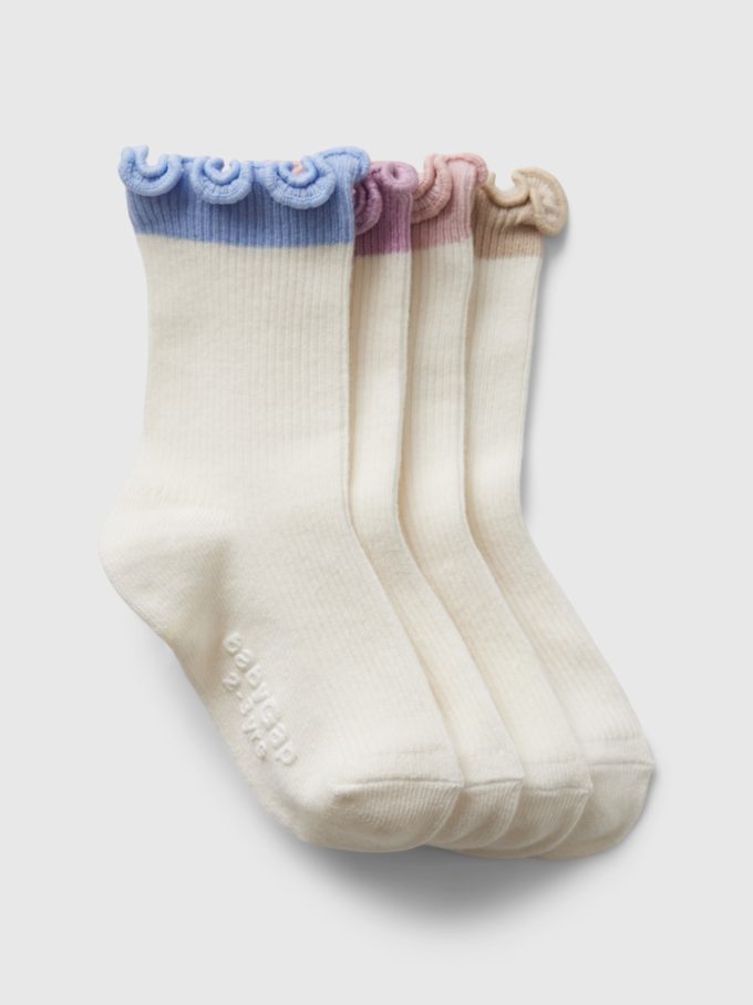 Gap × Disney Baby Princess Crew strumpor (4-pack) Gap × Disney Baby Princess Crew strumpor (4-pack)