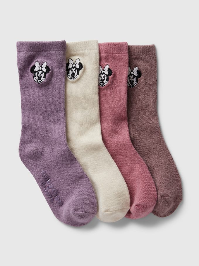 Gap × Disney Baby Princess Crew strumpor (4-pack) Gap × Disney Baby Princess Crew strumpor (4-pack)