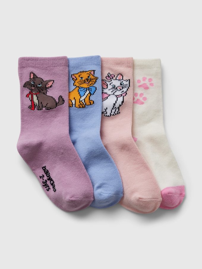 Gap × Disney Baby The Aristocats Crew Socks (4-pack) Gap × Disney Baby The Aristocats Crew Socks (4-pack)