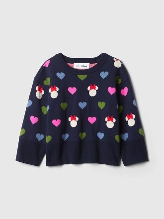 Gap × Disney Baby & Småbarn 24/7 Boxy tröja med delad fåll