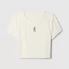 Gap × Disney Cropped Crewneck T-shirt