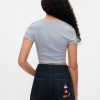 Gap × Disney Cropped Crewneck T-shirt