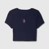 Gap × Disney Cropped Crewneck T-shirt