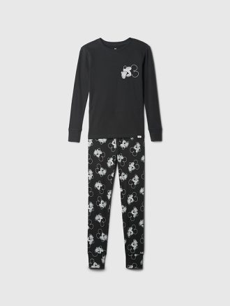 Gap × Disney Ekologisk Borstad Bomull Mickey Mouse PJ Set