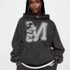 Gap × Disney Hoodie med oversized logotyp