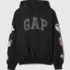 Gap × Disney Hoodie med oversized logotyp