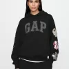 Gap × Disney Hoodie med oversized logotyp