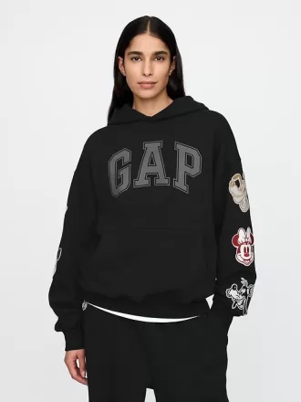 Gap × Disney Hoodie med oversized logotyp