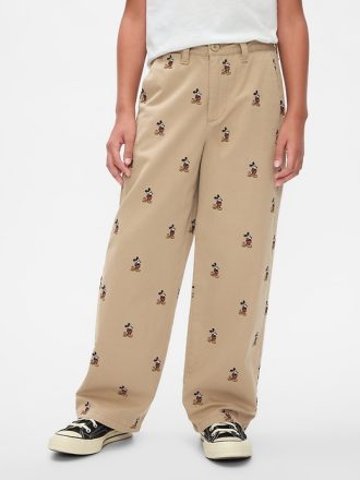 Gap × Disney Kids Broderade Baggy Khakis