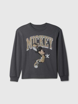 Gap × Disney Kids Mickey Mouse Distressed grafisk T-shirt