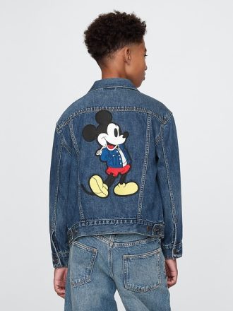 Gap × Disney Kids Musse Pigg Denim Icon Jacket