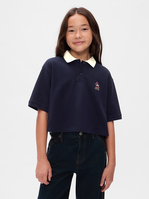 Gap × Disney Kids Pique Cropped pikétröja Gap × Disney Kids Pique Cropped pikétröja