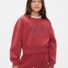 Gap × Disney Kids Vintage mjuk Mickey Mouse-logotyp Cropped Sweatshirt