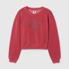 Gap × Disney Kids Vintage mjuk Mickey Mouse-logotyp Cropped Sweatshirt