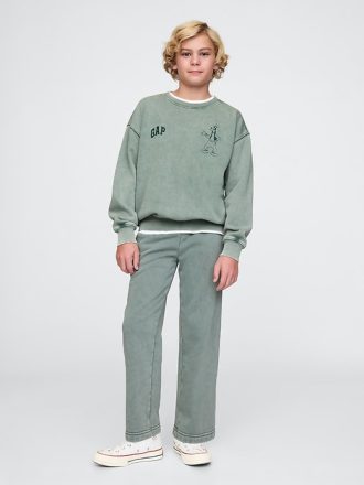 Gap × Disney Kids Vintage mjuka träningsbyxor med logotyp