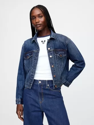 Gap × Disney Minnie Mouse Icon jeansjacka