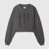 Gap × Disney Musse Pigg Sweatshirt med beskuren logotyp