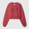 Gap × Disney Musse Pigg Sweatshirt med beskuren logotyp