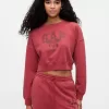 Gap × Disney Musse Pigg Sweatshirt med beskuren logotyp
