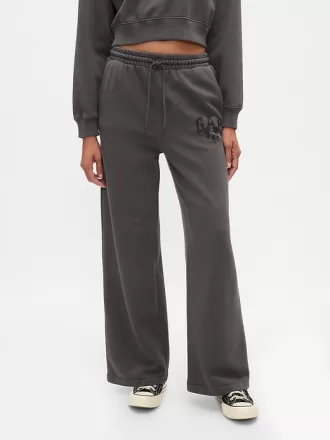 Gap × Disney Musse Pigg-logotyp träningsbyxor med vida ben