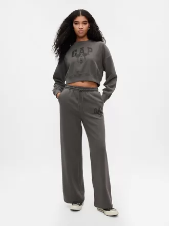 Gap × Disney Musse Pigg-logotyp träningsbyxor med vida ben