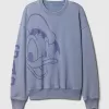 Gap × Disney Oversized Logo Sweatshirt