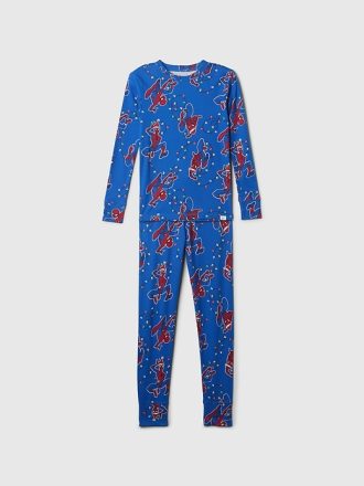 Gap × Marvel Kids Ekologisk Borstad bomull Spider-Man PJ Set