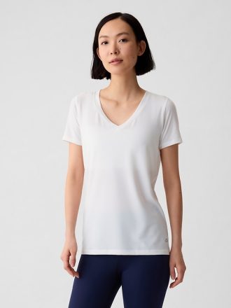 GapFit Breathe T-shirt med V-ringad